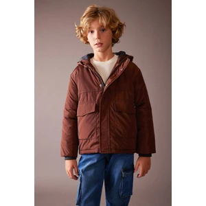 Erkek Çocuk Su İtici Kapüşonlu Mont A2265A823WN