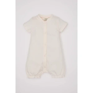 Kız Bebek Yenidoğan Kısa Kollu Penye Tulum D2770A524SM