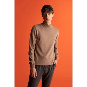 Slim Fit Yarım Balıkçı Yaka Triko Kazak R1127Az22Wn