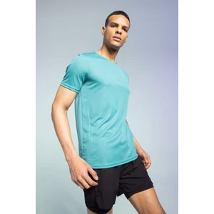 DeFactoFit Slim Fit Bisiklet Yaka Baskılı Kısa Kollu Sporcu Tişört X6142AZ23SP