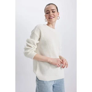 Regular Fit Bisiklet Yaka Basic Triko Kazak H6905AZ23WN