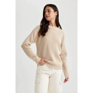 Regular Fit Bisiklet Yaka Basic Kazak H6905AZ23WN