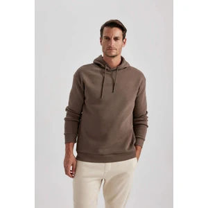 Relax Fit Kapüşonlu Baskılı Sweatshirt Y9652AZ23WN