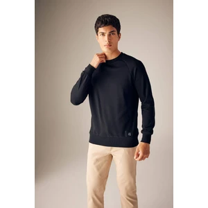 Regular Fit Basic Dokuma Etiketli Sweatshirt A5281AX23AU
