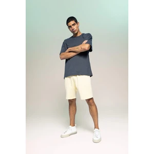 Regular Fit Basic Düz Bermuda Şort A2348AX23SM