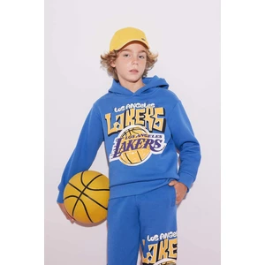 Erkek Çocuk NBA Los Angeles Lakers Kapüşonlu Kalın Sweatshirt