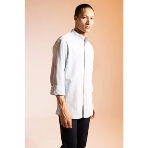 Slim Fit Uzun Kollu %100 Pamuklu Gömlek M7180AZ23SP