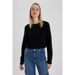 Coool Regular Fit Bisiklet Yaka Basic Kazak L2567AZ23WN