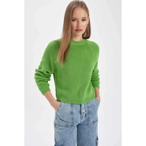 Coool Regular Fit Bisiklet Yaka Basic Düz Triko Kazak L2567AZ23WN