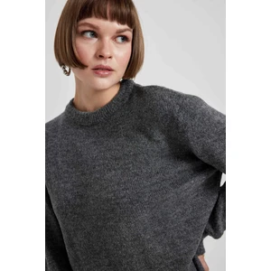 Regular Fit V Yaka Premium Yumuşak Yünlü Dokulu Kazak B2393AX23WN