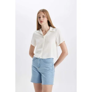 Regular Fit Kısa Kollu Gömlek D0362AX24SM
