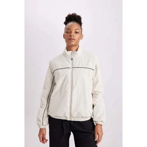 Su İtici Mont Rüzgar Geçirmez Dik Yaka Çıkarılabilir Kol Detaylı Cepli Astarlı B2419AX24SP