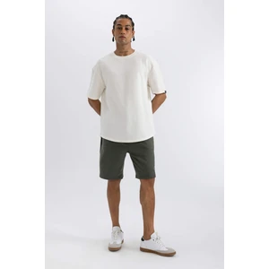 Slim Fit Dar Kesim Cepli Basic Düz Şort R3442AZ24SM