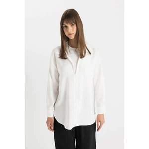 Relax Fit Uzun Kollu Gömlek Tunik C8855AX24SM