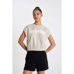 DeFactoFit NBA Milwaukee Bucks Bisiklet Yaka Kısa Kollu Tişört C0006AX24SM
