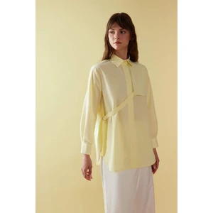Relax Fit Terry Cotton Uzun Kollu Gömlek Tunik C2158AX24SM