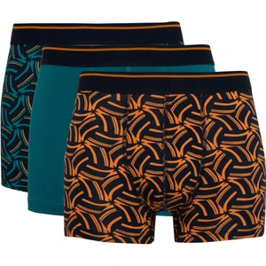 Regular Fit Baskılı 3'lü Boxer B0495AX24SM