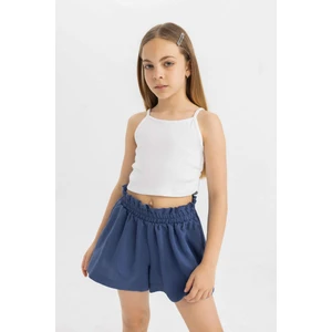 Kız Çocuk Bisiklet Yaka Basic Düz Atlet C9713A824HS
