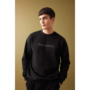 Discovery Channel Oversize Fit Bisiklet Yaka Kalın Sweatshirt B4101AX24SP