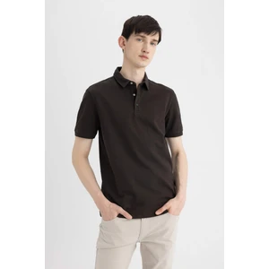 Slim Fit Dar Kesim Çıtçıtlı Kısa Kollu Polo Tişört C4136AX24SM