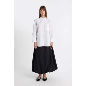 Balloon Fit Poplin Maxi Etek C8936AX24SM