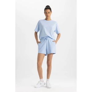 DeFactoFit Standart Fit Sporcu Kısa Paça Basic Düz Şort Z6696AZ24SM