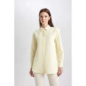 Relax Fit Poplin Uzun Kollu Gömlek Tunik B8314AX24SP