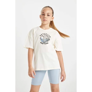 Kız Çocuk NBA Brooklyn Nets Relax Fit Bisiklet Yaka Kısa Kollu Tişört C5776A824SM