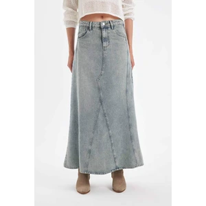 Fashion Fit Cepli Jean Maxi Etek D4420AX24AU