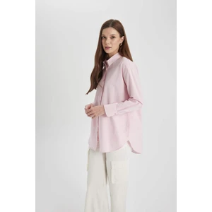 Relax Fit Oxford Uzun Kollu Gömlek Tunik B8309AX24SP