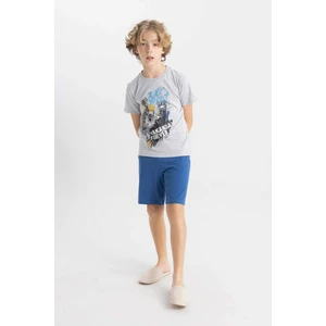 Erkek Çocuk Marvel Pijama Takımı Kısa Kollu Üst Şort C5505A824SM