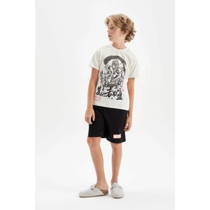 Erkek Çocuk Marvel Avengers Pijama Takımı Kısa Kollu Üst Şort C5506A824SM