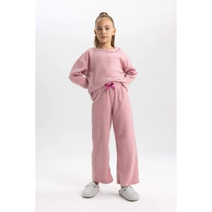 Kız Çocuk Pelüş Uzun Kollu Pijama Takımı A9859A823WN