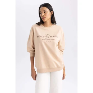 Oversize Fit Bisiklet Yaka Sweatshirt B1713AX23AU