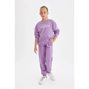 Kız Çocuk Beli Paçası Lastikli Cepli Jogger Okul Eşofman Altı C7882A824AU