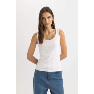 Slim Fit Dar Kesim U Yaka Basic Düz Atlet I1059AZ24SM