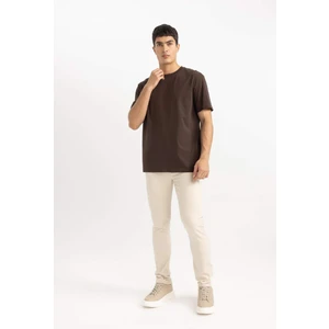 Yazlık Gabardin Chino Kanvas Pantolon Slim Fit Dar Kesim Dar Paça Cepli B2089AX24SP