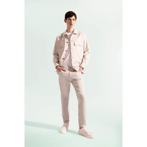 Yazlık Gabardin Chino Kanvas Pantolon Slim Fit Dar Kesim Dar Paça Cepli B2089AX24SP