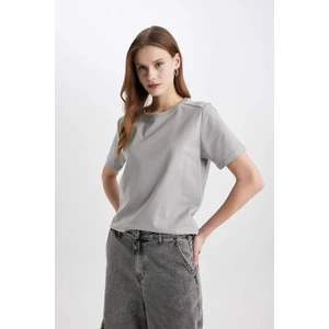 Regular Fit Bisiklet Yaka Premium Kısa Kollu Tişört A9428AX24SM