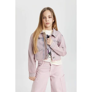 Kız Çocuk Crop Jean Ceket C0441A824SP