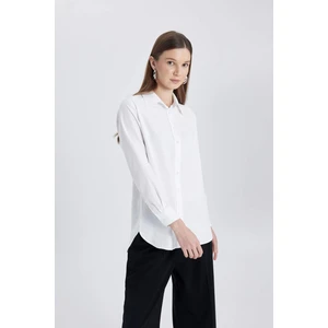 Relax Fit Poplin Uzun Kollu Gömlek Tunik B8314AX24SP