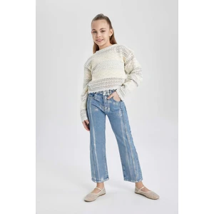 Kız Çocuk Wide Leg Geniş Paça Jean Pantolon C1988A824SP