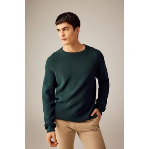 Standart Fit Normal Kesim Bisiklet Yaka Basic Düz Triko Kazak A8458AX23AU