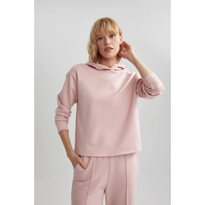 DeFactoFit Standart Fit Kapüşonlu Skuba Dalgıç Sporcu Basic Sweatshirt A5626AX23AU