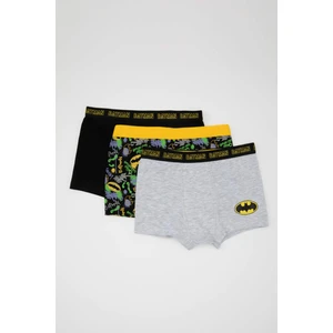 Erkek Çocuk Batman Desenli 3'lü Boxer C2903A824SM