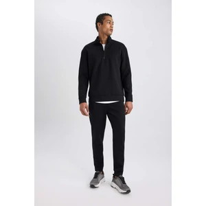 DeFactoFit Slim Fit Çift Cepli Standart Paça Skuba Dalgıç Kumaş Sporcu Jogger Eşofman Altı C0485AX23WN