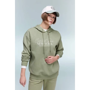 Relax Fit Kapüşonlu Kalın Sweatshirt A9274AX23WN