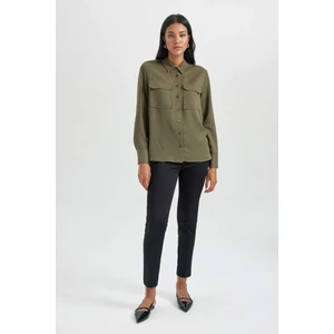 Valentina Cigarette Düz Paça Saten Pantolon J8743AZ23SM