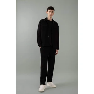 Yazlık Kumaş Pantolon Tapered Fit Normal Kesim Düz Paça Her Yöne Esneyen B6584AX24SP