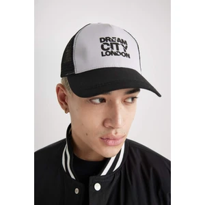 Erkek Baskılı Gabardin Beyzbol Basketbol Şapkası B8037AX24SM